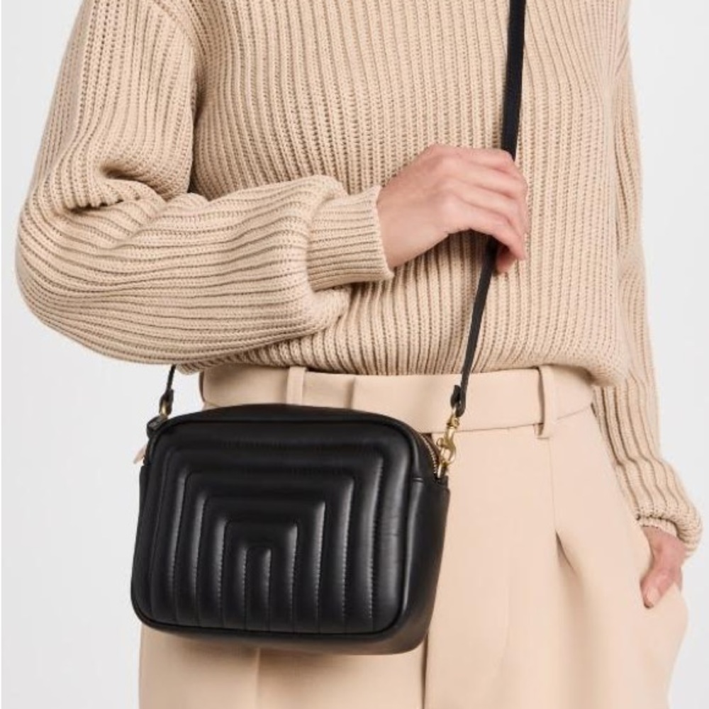 Clare V Quilted Midi Sac Crossbody bag